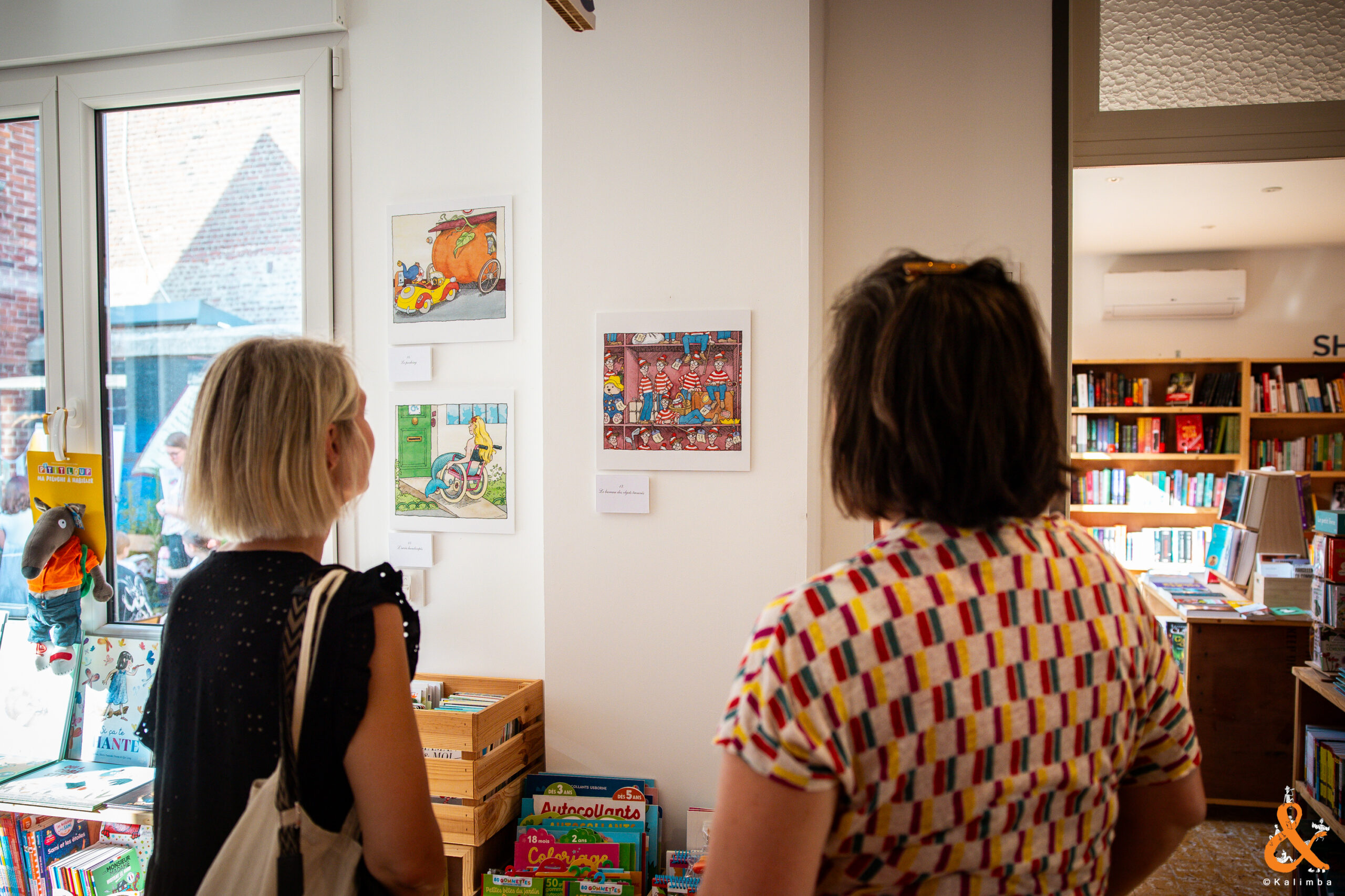 Exposition Les coulisses du livre jeunesse Librairie Atelier livres